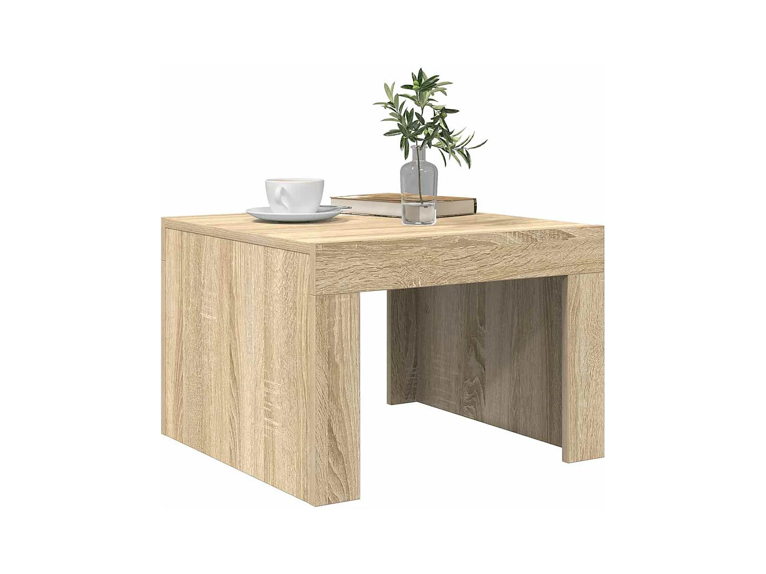 Table basse Chêne sonoma 50x50x35 cm Bois d'ingénierie
