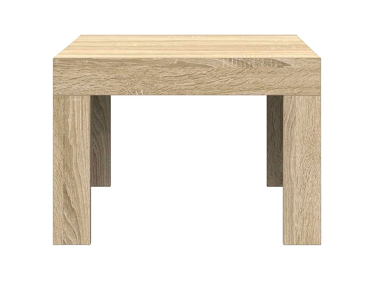 Table basse Chêne sonoma 50x50x35 cm Bois d'ingénierie
