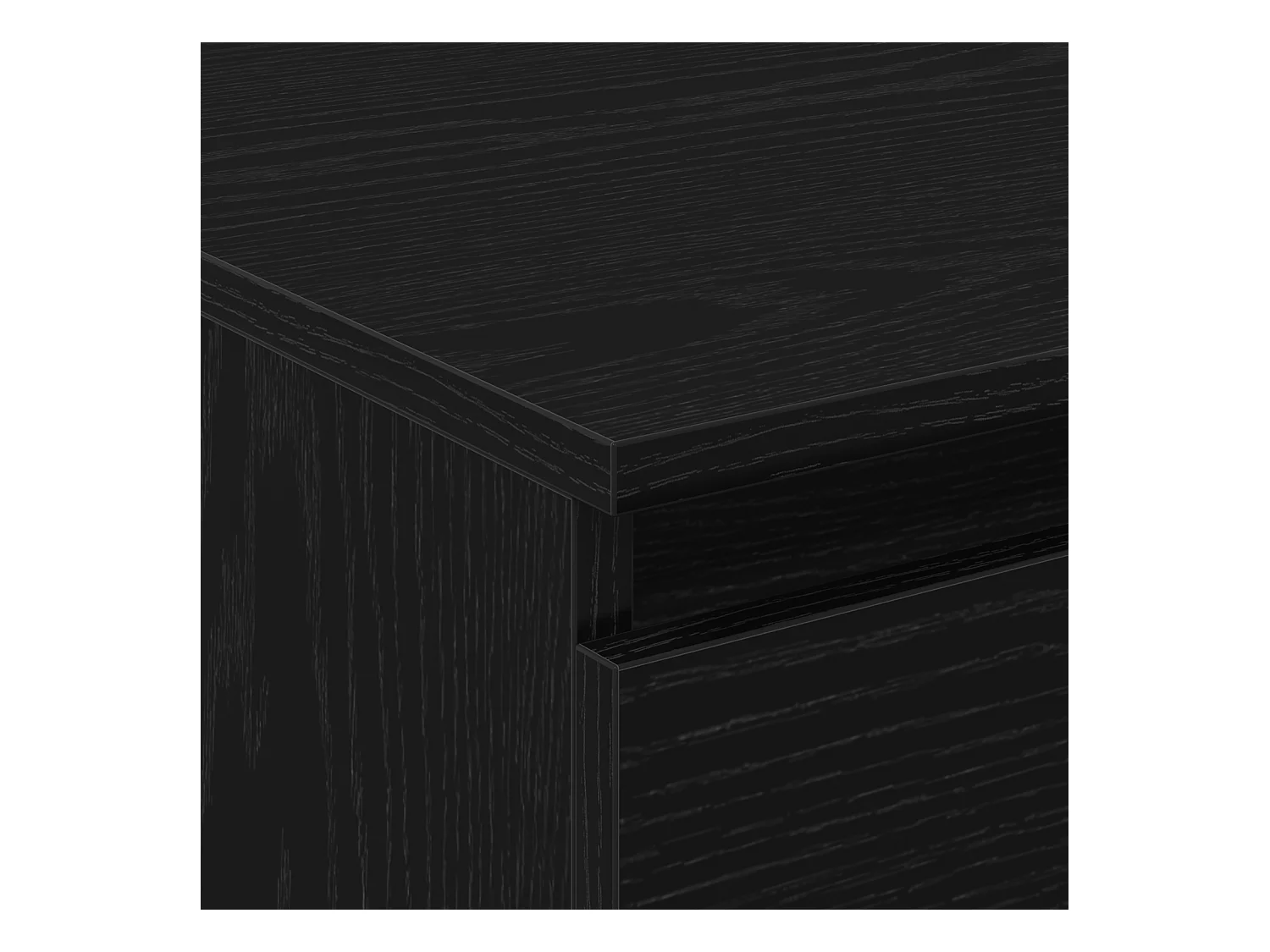 Table basse Bois noir 90x50x36,5 cm Bois d'ingénierie