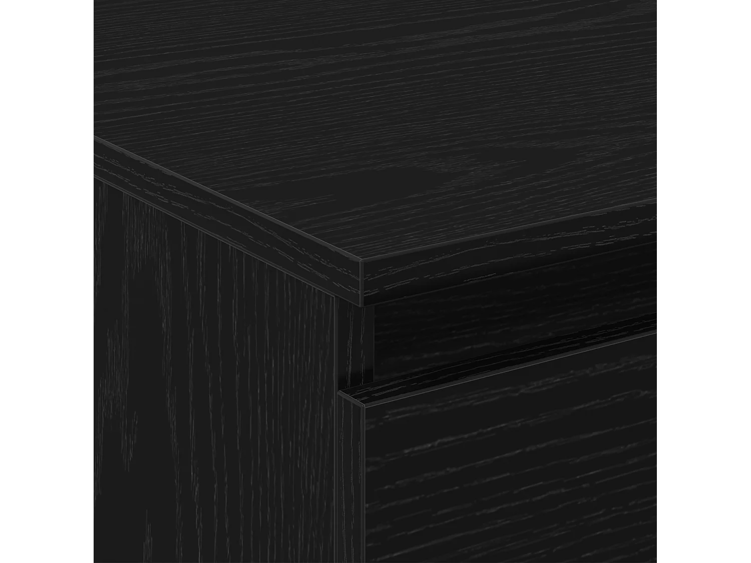 Table basse Bois noir 90x50x36,5 cm Bois d'ingénierie