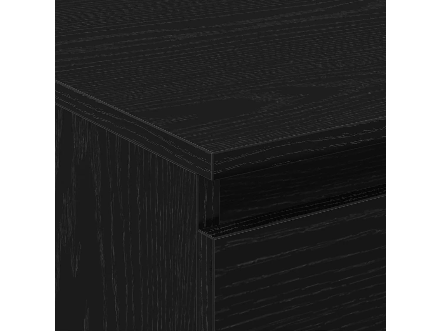 Table basse Bois noir 90x50x36,5 cm Bois d'ingénierie