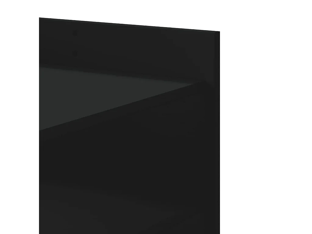 Table basse noir 80x50x50 cm bois d'ingénierie