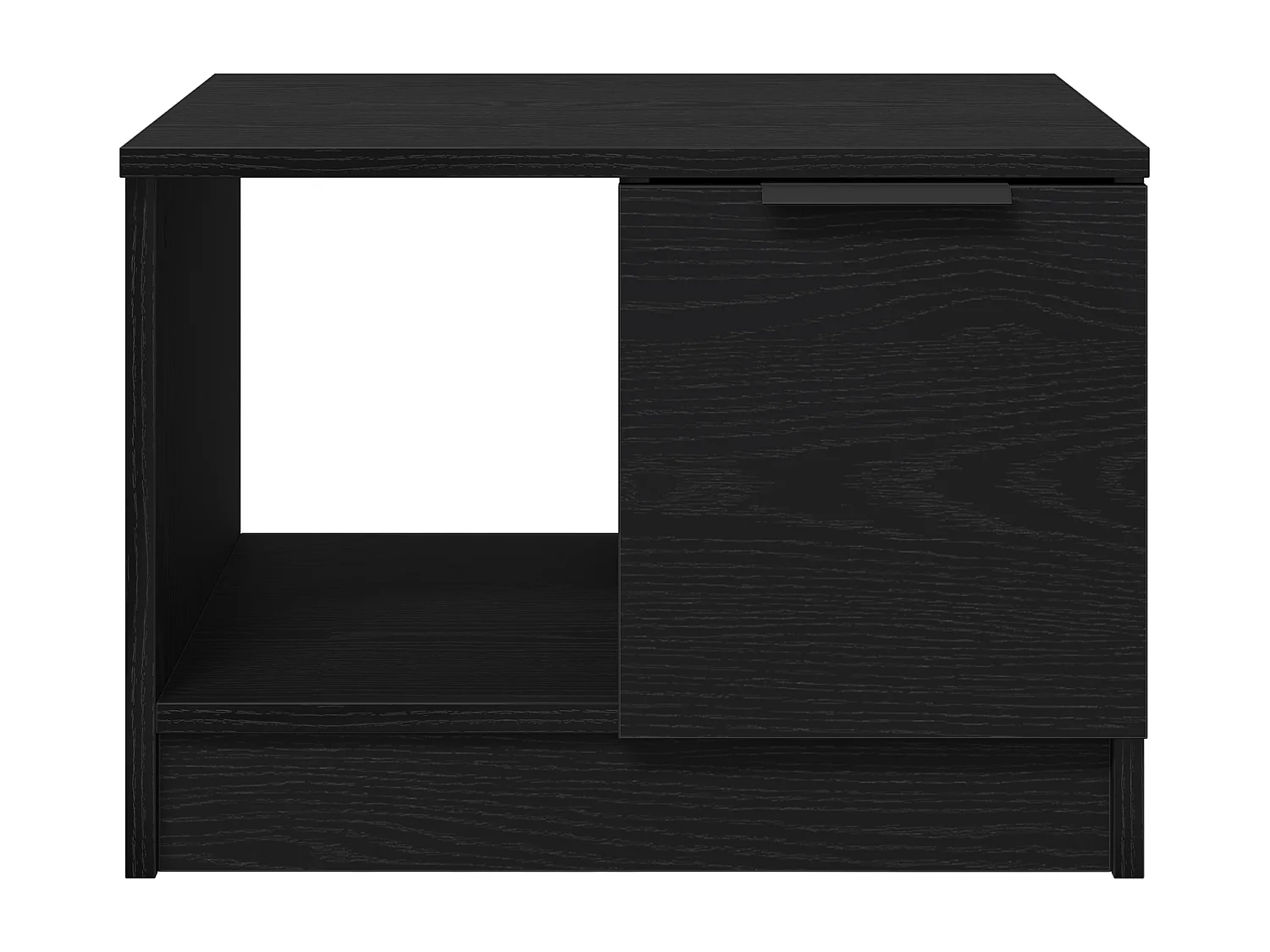 Table basse Chêne noir 50x50x36 cm Bois d'ingénierie