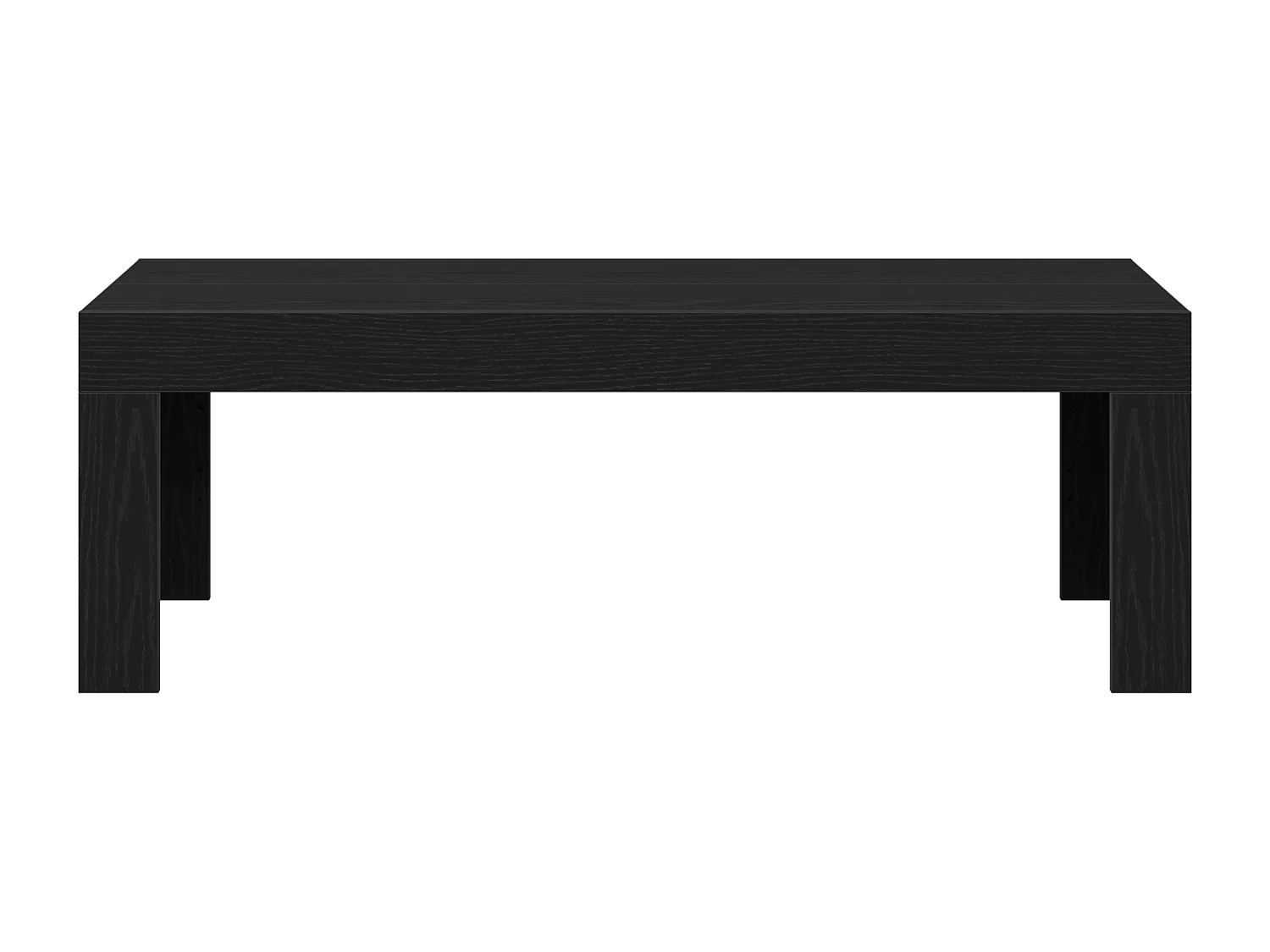 Table Basse Chêne Noir 102x50x35 cm Bois d'Ingénierie