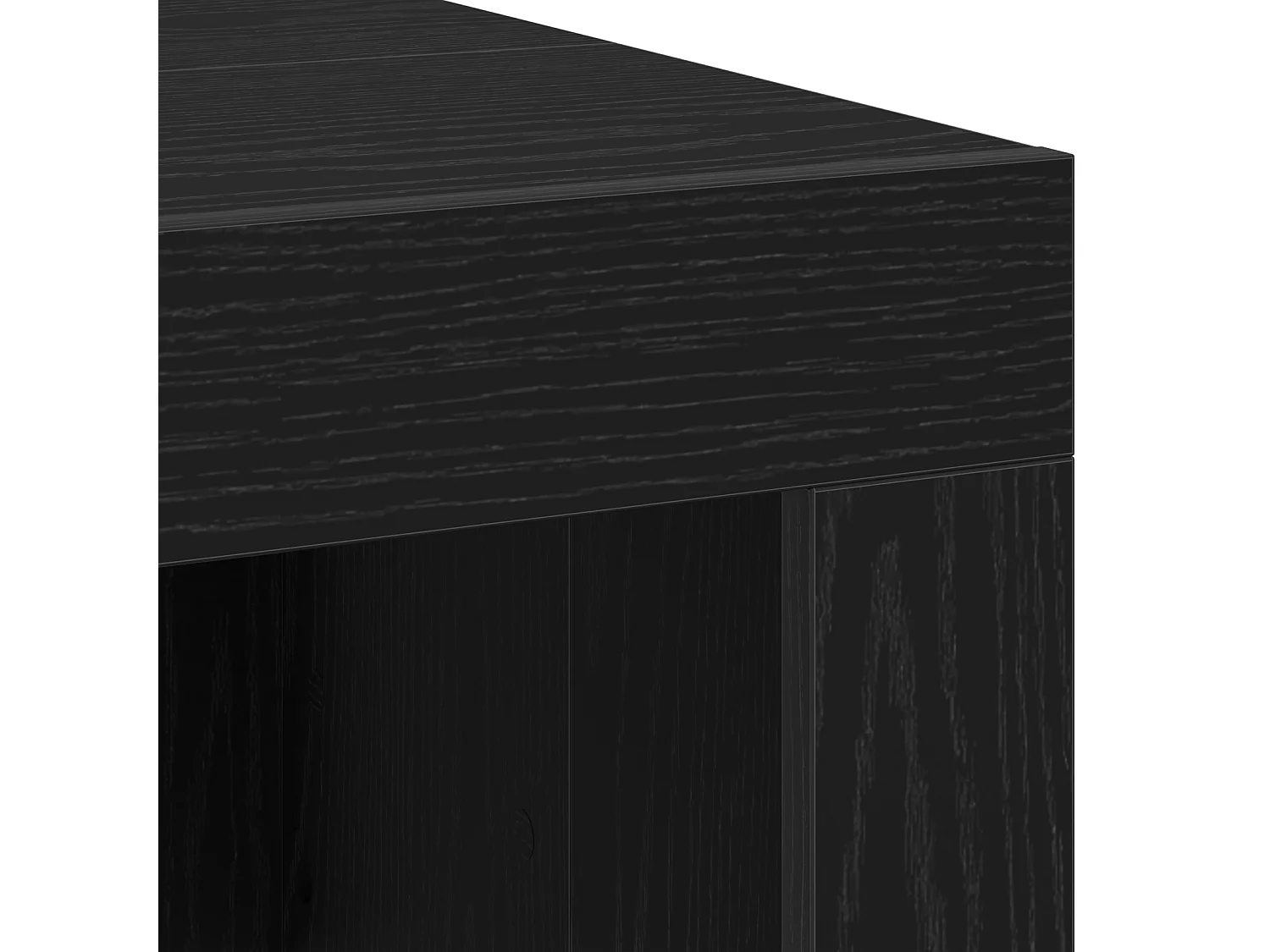 Table Basse Chêne Noir 102x50x35 cm Bois d'Ingénierie