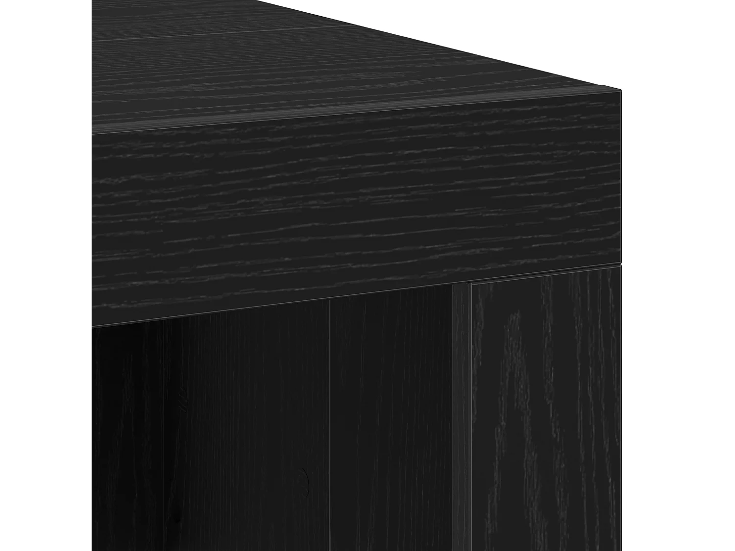 Table Basse Chêne Noir 102x50x35 cm Bois d'Ingénierie