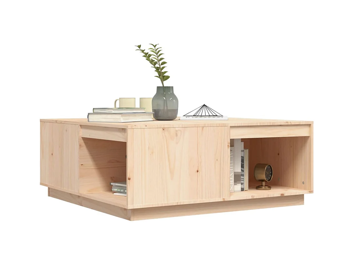 Table basse 100x101x40,5 cm Bois massif de pin