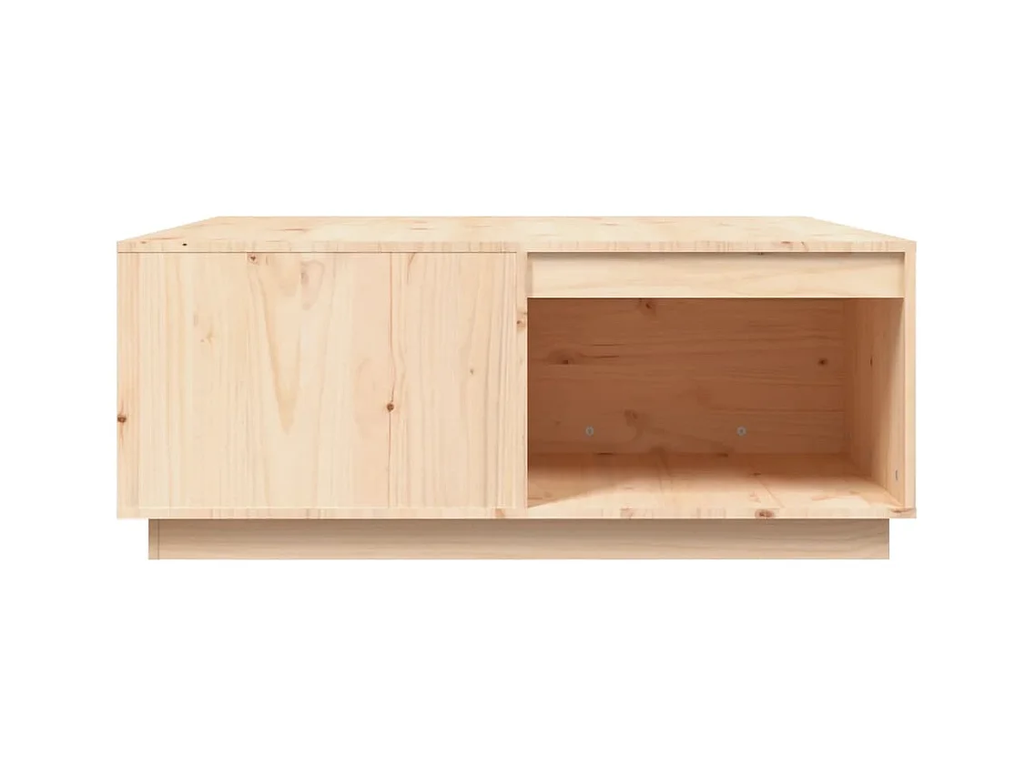 Table basse 100x101x40,5 cm Bois massif de pin