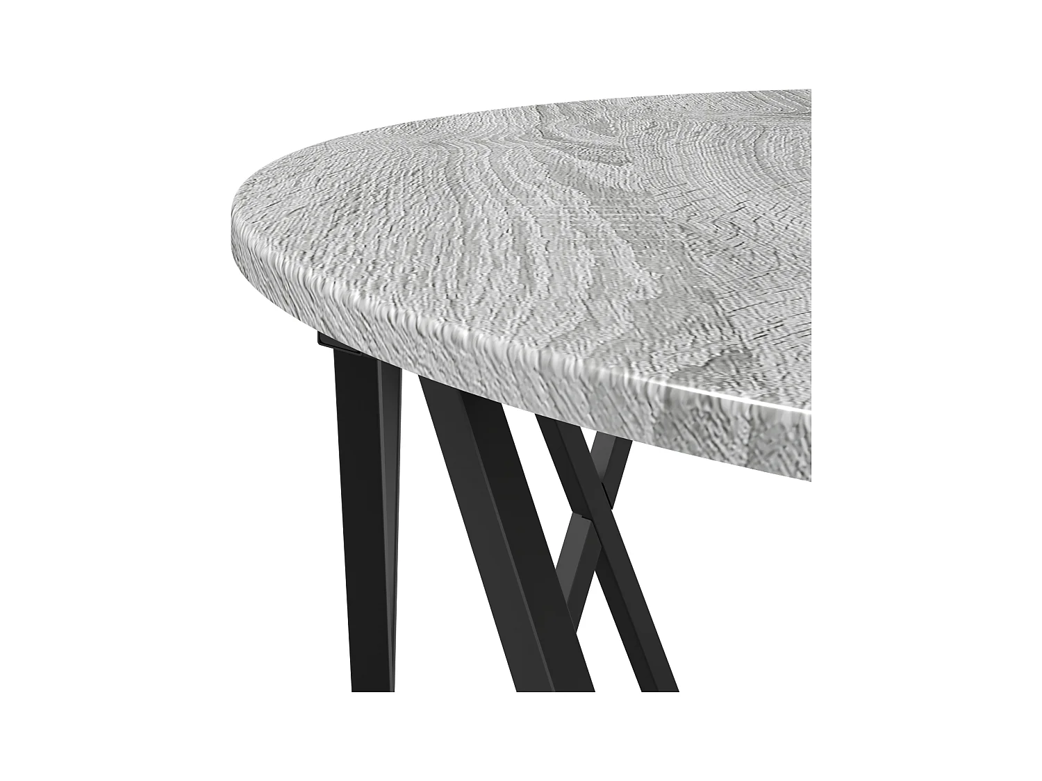 Table basse Gris Sonoma 80x80x42 cm en bois reconstitué