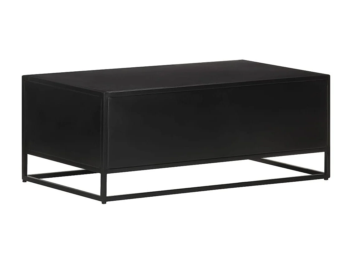 Table basse 90x50x35 cm Bois de manguier brut