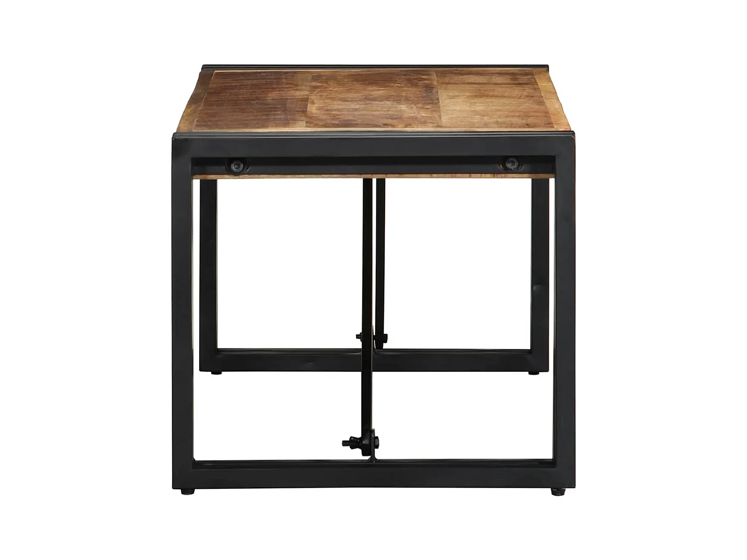 Table basse 80x40x35 cm bois de manguier massif brut