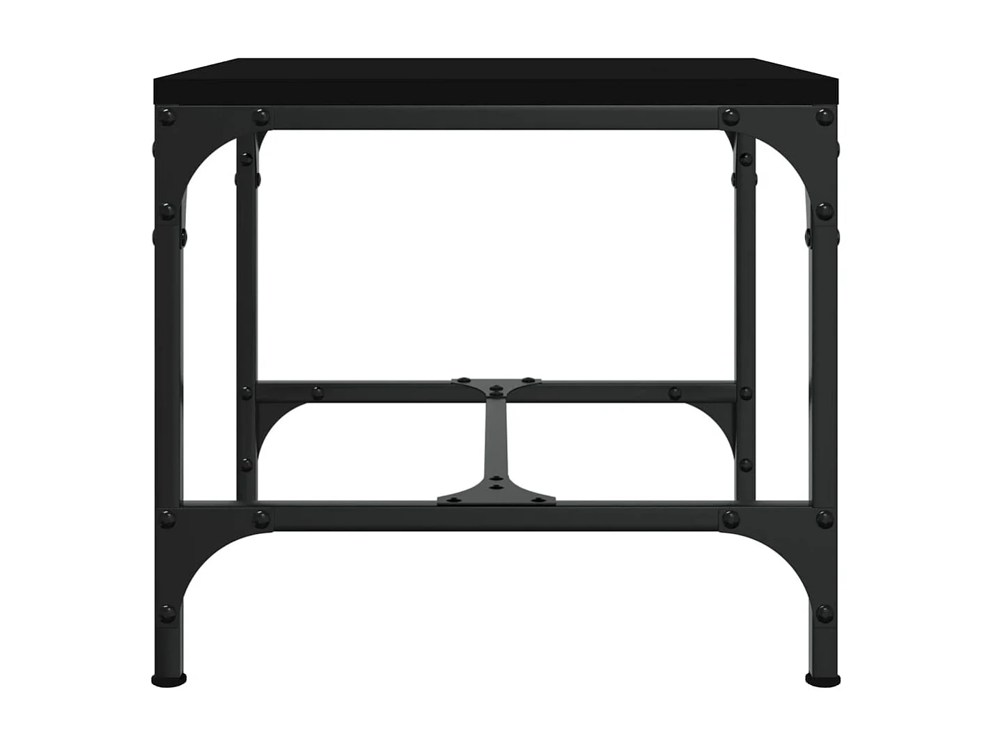 Table d'appoint Noir 40x40x35 cm Bois d'ingénierie