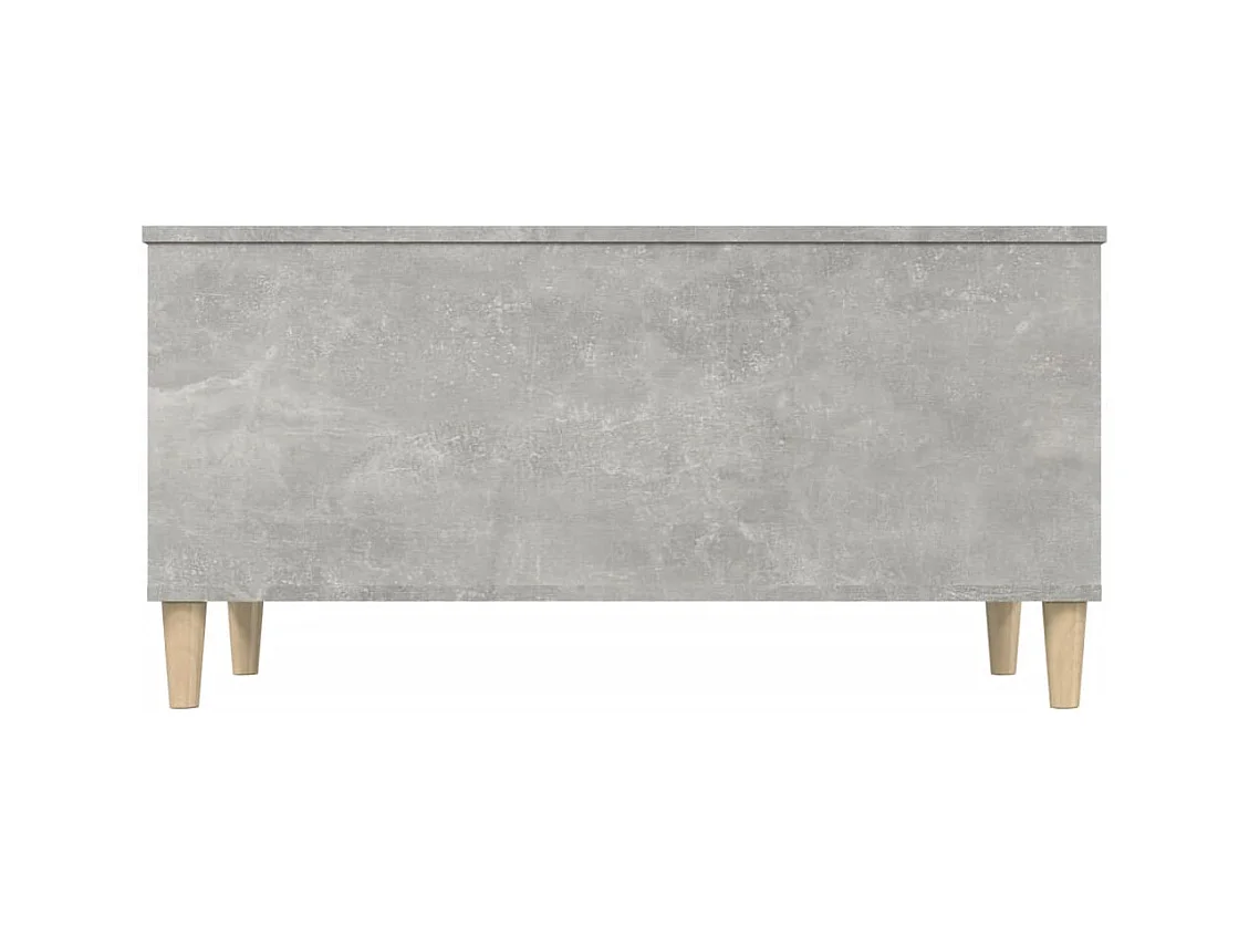 Table basse Gris béton 90x44,5x45 cm Bois d'ingénierie