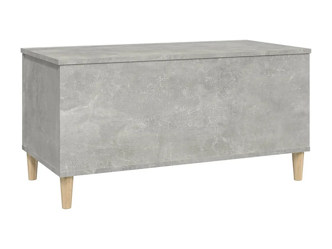 Table basse Gris béton 90x44,5x45 cm Bois d'ingénierie