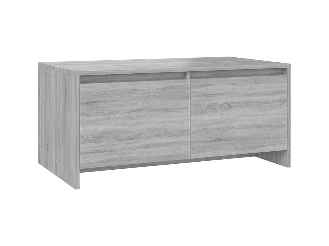 Sonoma salontafel grijs 90x50x41,5 cm bewerkt hout