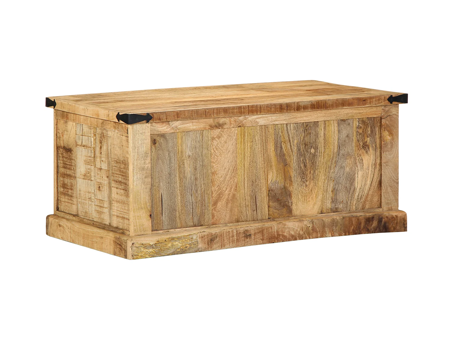Table Basse 90x50x40 cm Bois Massif Bois de Mangue Brut