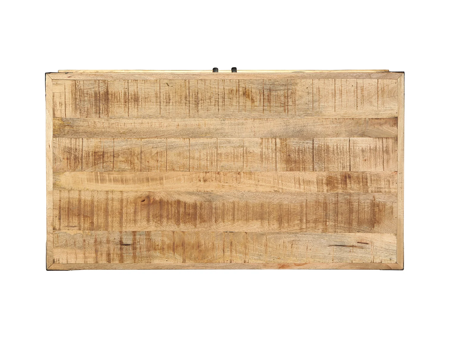 Table Basse 90x50x40 cm Bois Massif Bois de Mangue Brut