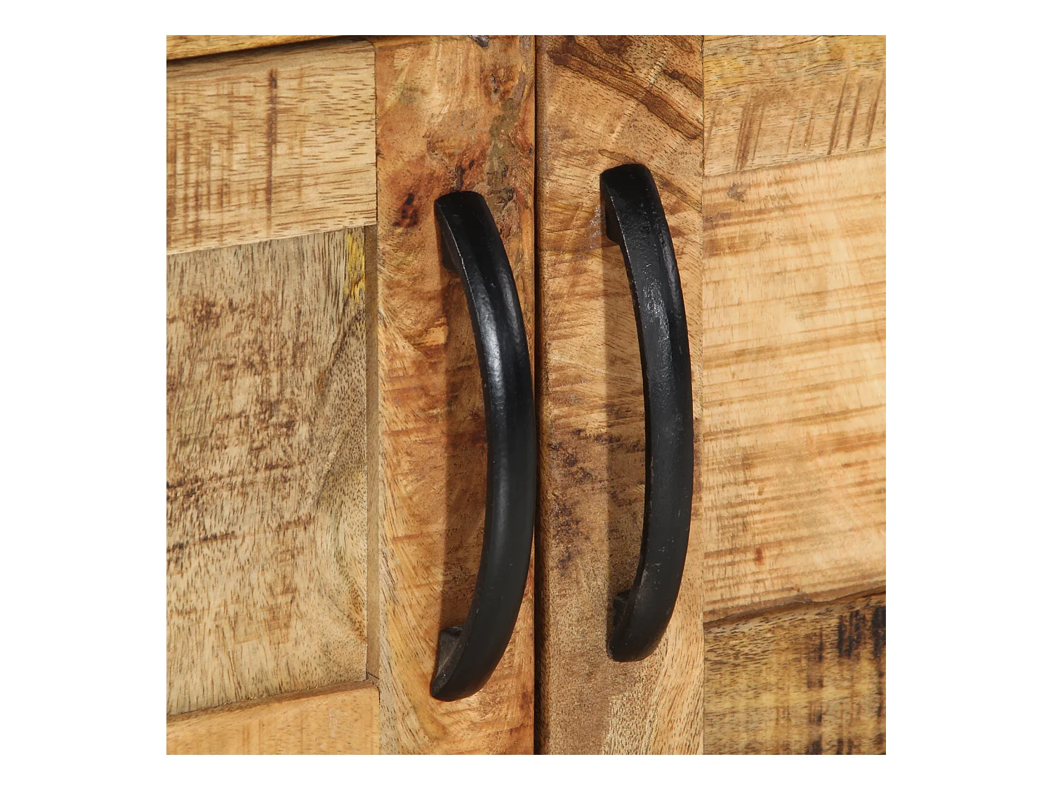 Table Basse 90x50x40 cm Bois Massif Bois de Mangue Brut