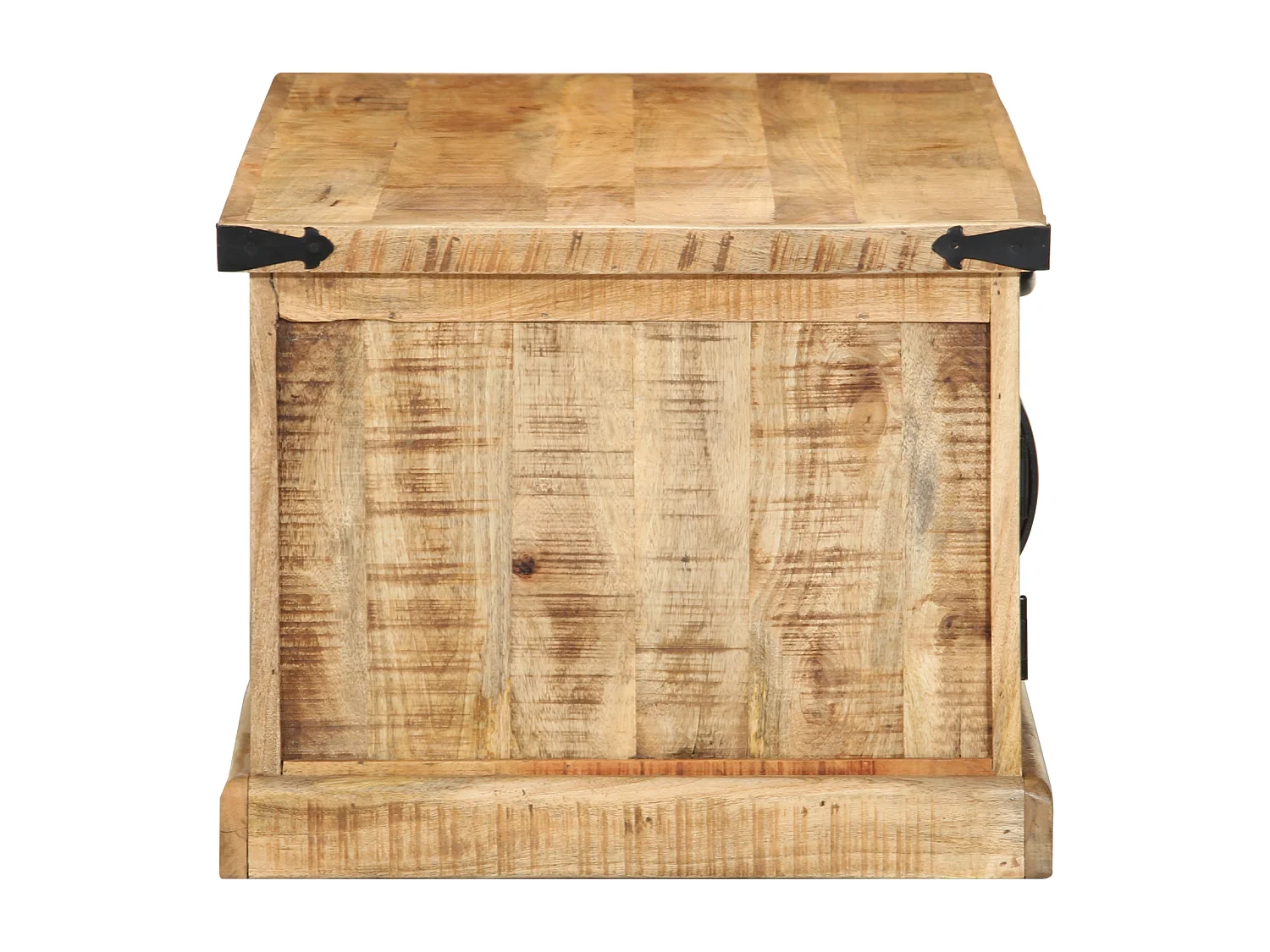 Table Basse 90x50x40 cm Bois Massif Bois de Mangue Brut
