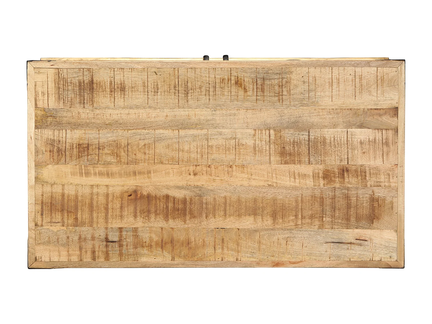 Table Basse 90x50x40 cm Bois Massif Bois de Mangue Brut