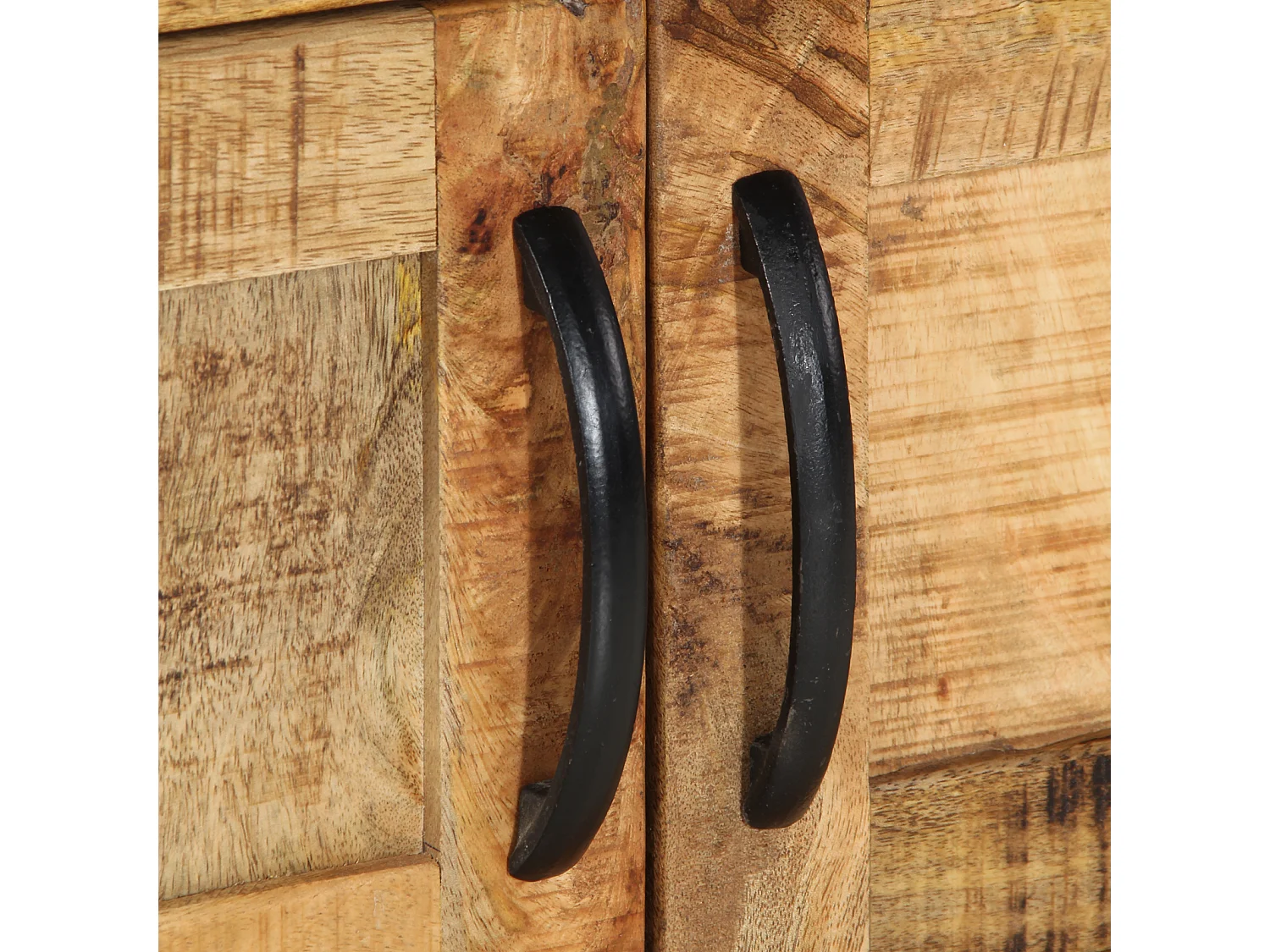 Table Basse 90x50x40 cm Bois Massif Bois de Mangue Brut