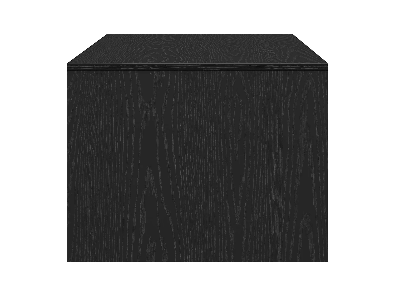 Table basse en chêne noir 102x55x43,5 cm en bois reconstitué