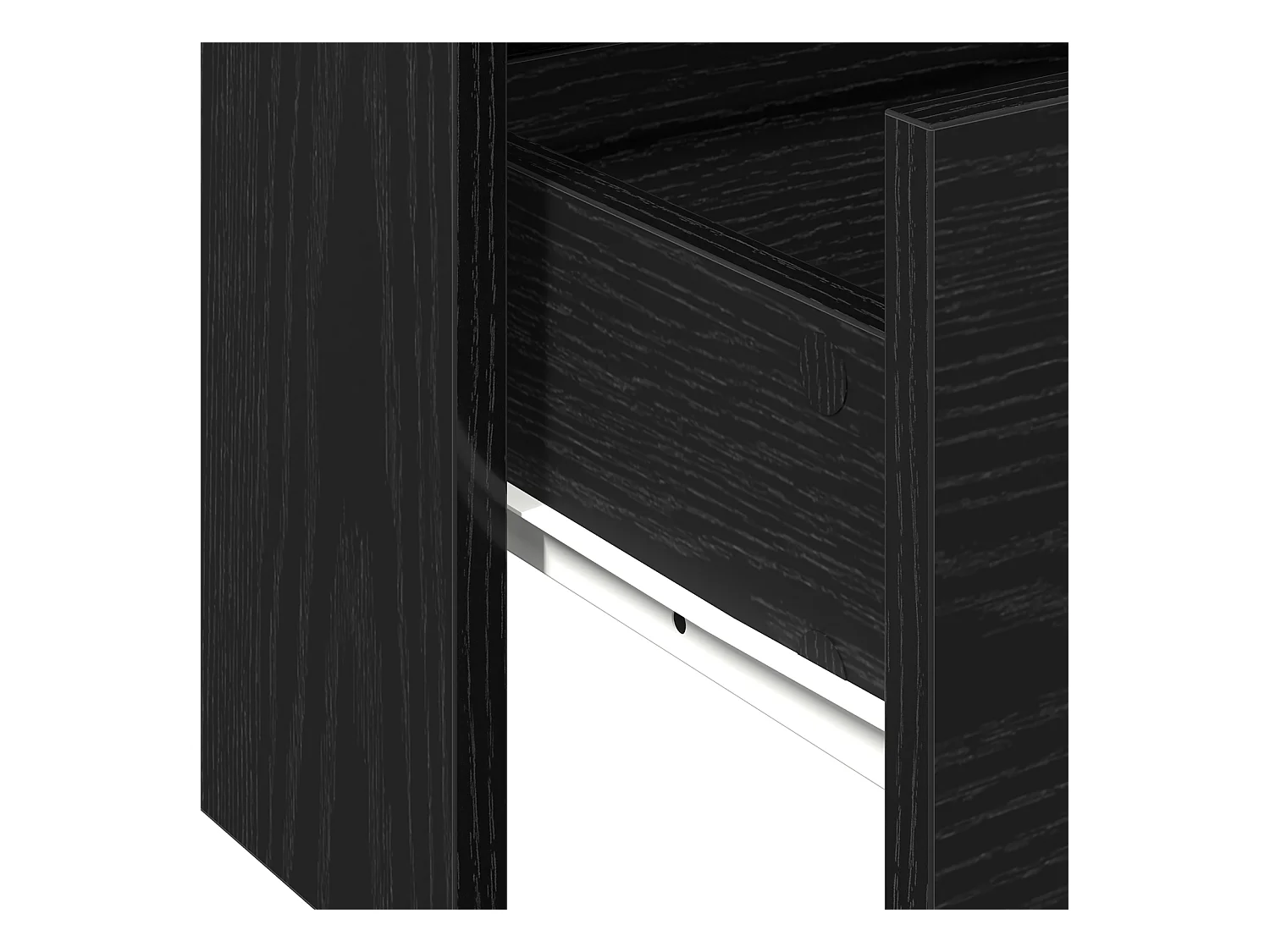 Table basse en chêne noir 102x55x43,5 cm en bois reconstitué