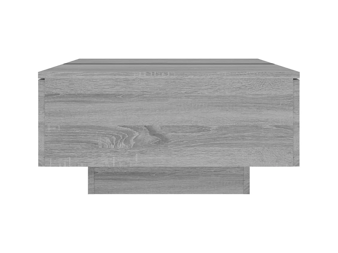 Table basse Sonoma gris 90x60x31 cm Bois d'ingénierie
