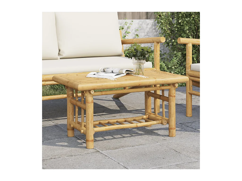 Table basse 70x45x36 cm bambou