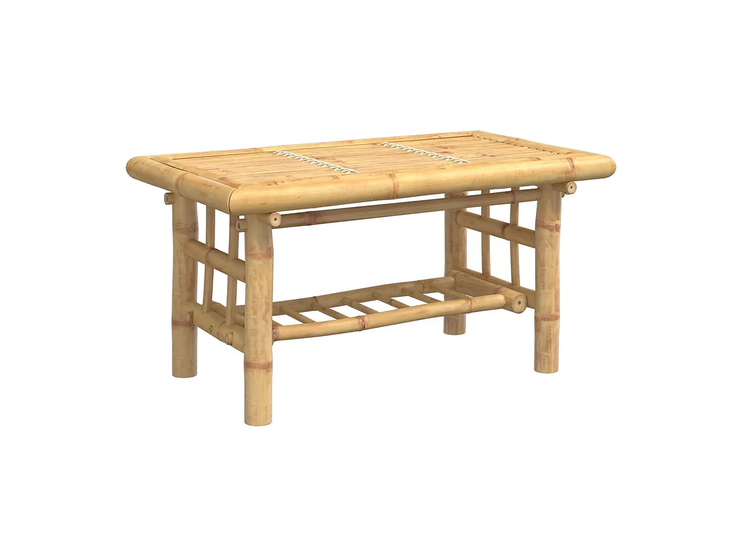 Mesa de centro 70x45x36 cm bambú