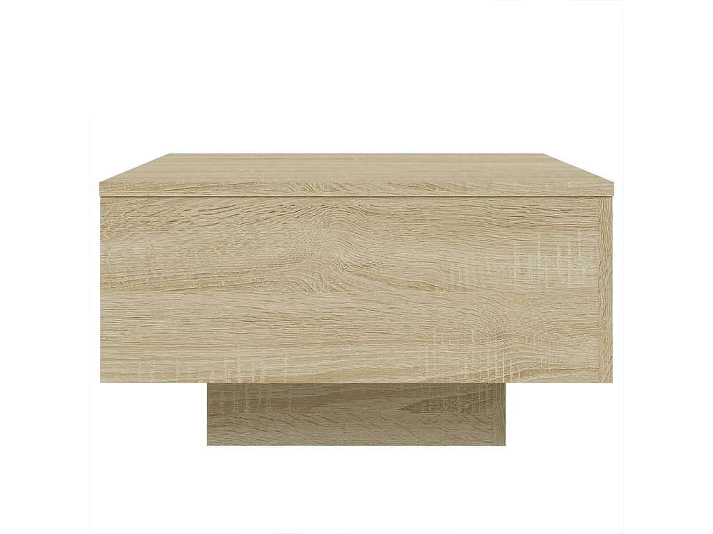 Couchtisch aus Sonoma-Eiche, 55 x 55 x 31 cm, Holzwerkstoff