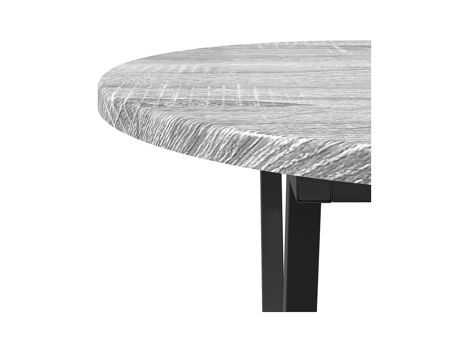 Tavolino da caffè Sonoma grigio - 80x40x40,5 cm, realizzato in legno ingegnerizzato e metallo