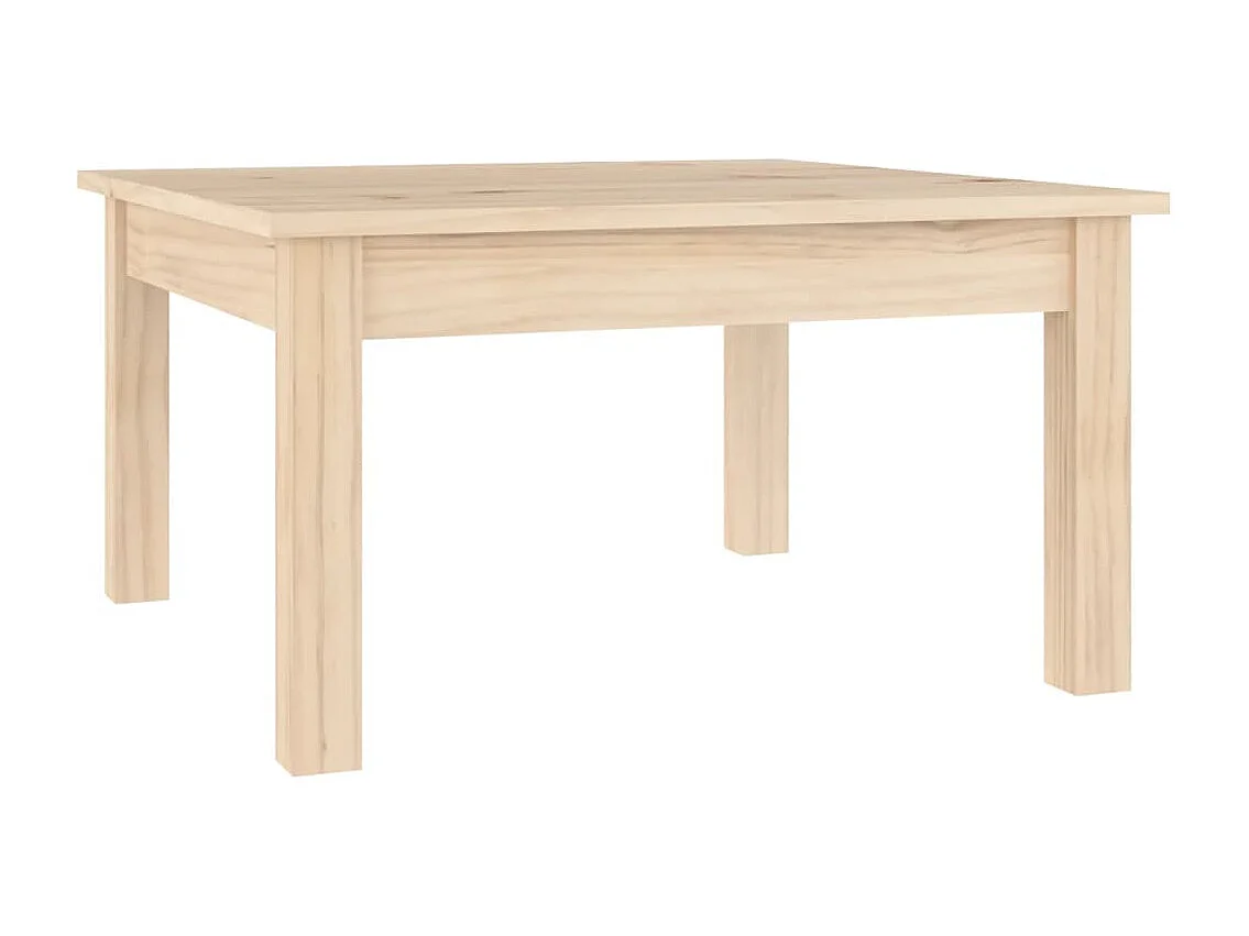 Table basse 55x55x30 cm Bois massif de pin