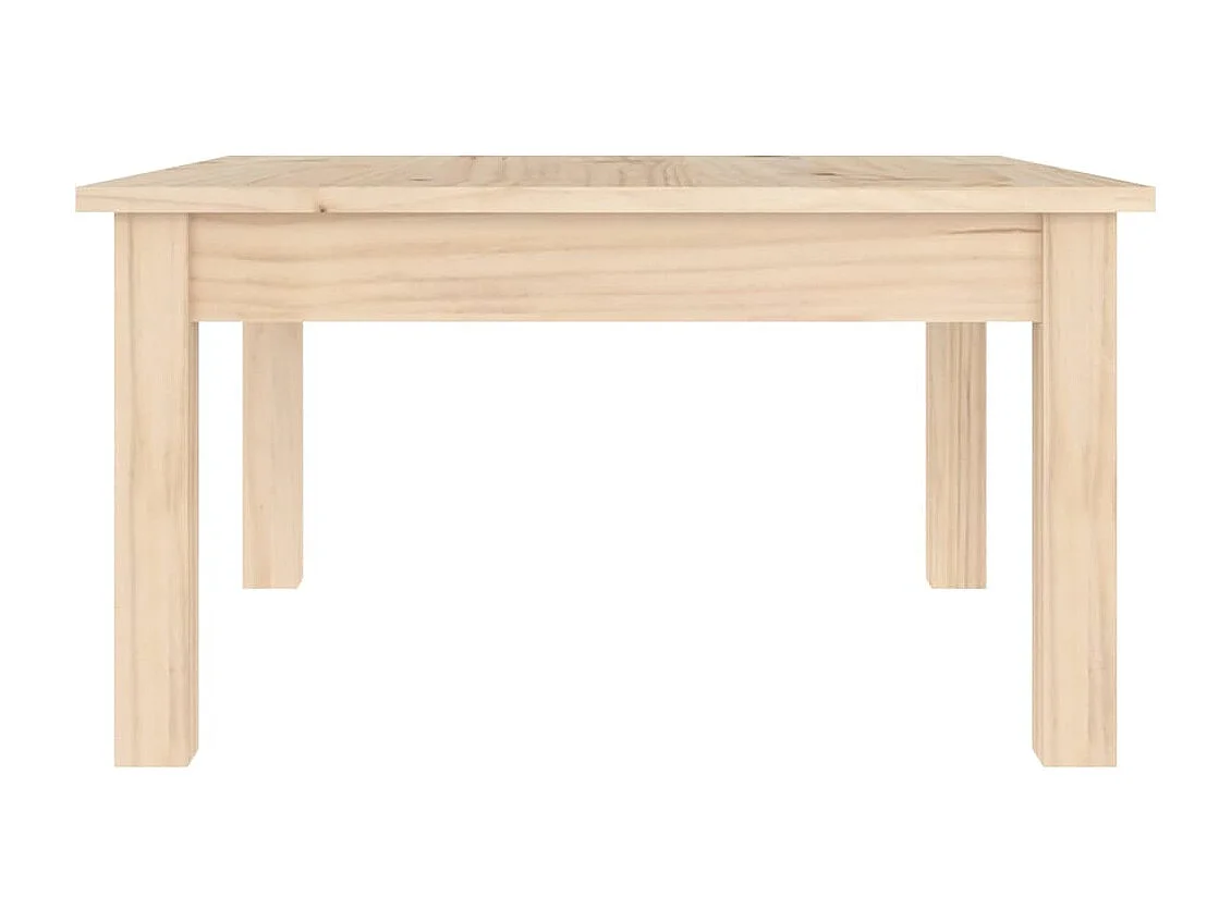 Table basse 55x55x30 cm Bois massif de pin
