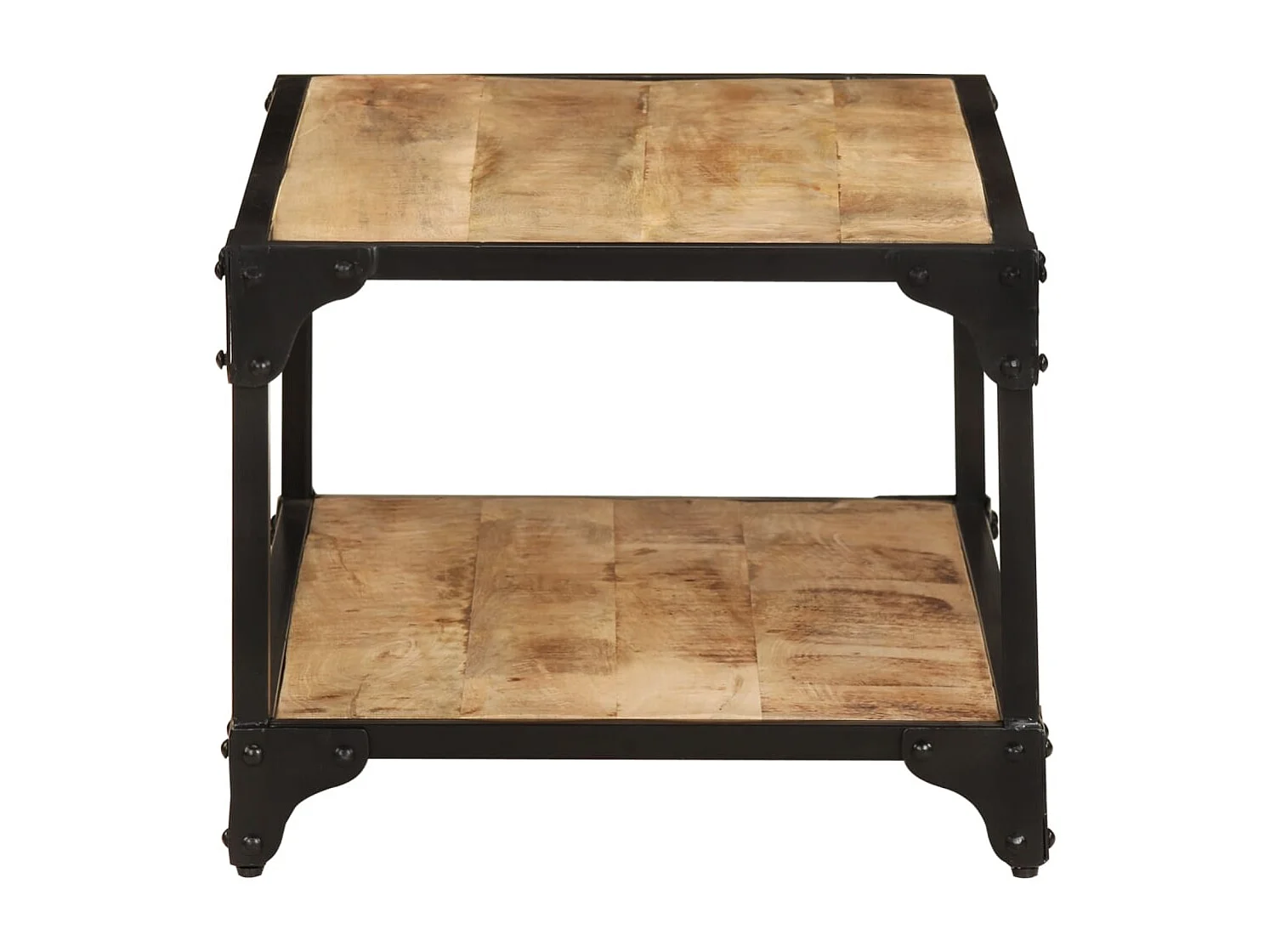 Table basse 90x45x35 cm Bois de manguier massif brut