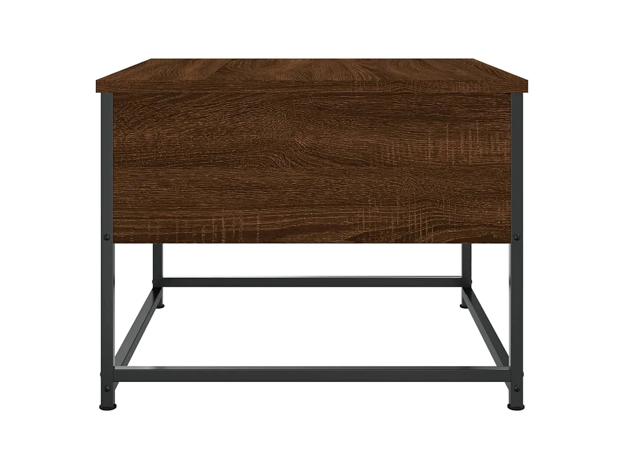 Table basse chêne marron 51x51x40 cm bois d'ingénierie