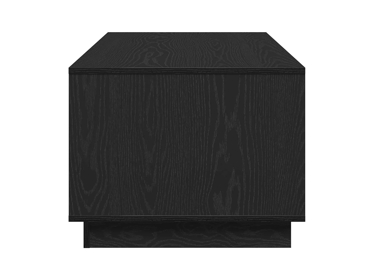 Table basse en chêne noir 102x55x43 cm en bois d'ingénierie