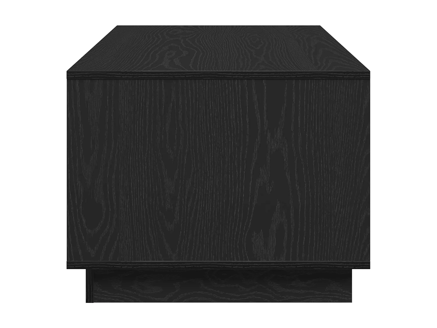 Table basse en chêne noir 102x55x43 cm en bois d'ingénierie