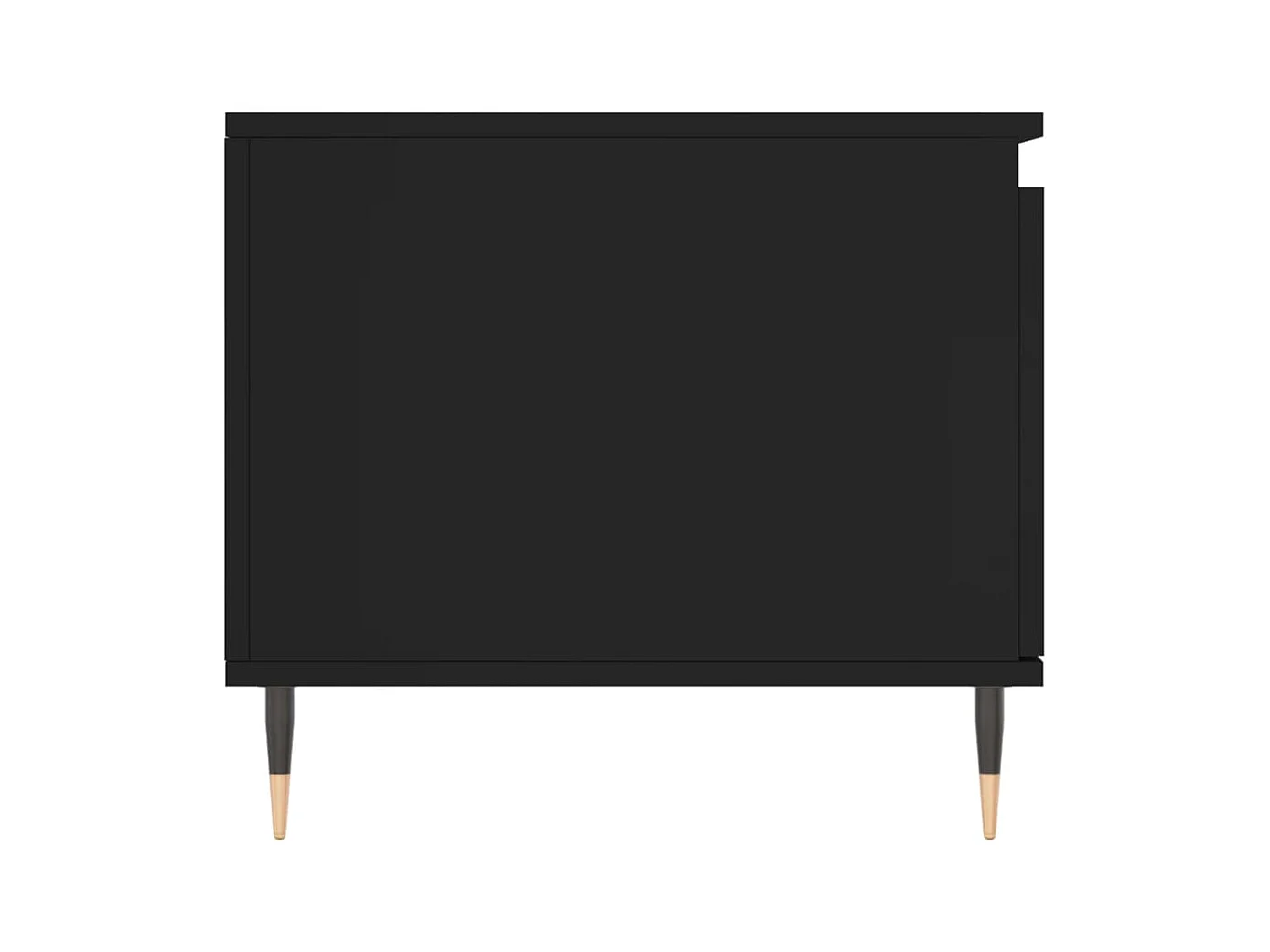 Table basse Noir 100x50x45 cm Bois d'ingénierie