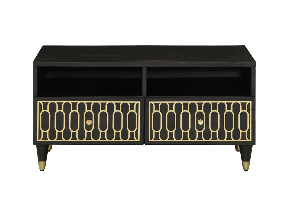 Table basse 80x54x40 cm bois de manguier massif