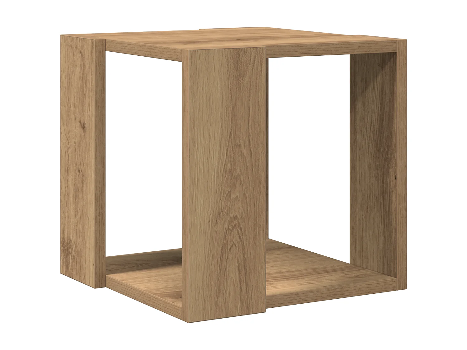 Table basse Chêne artisan Bois massif 32 x 32 x 30 cm Durable