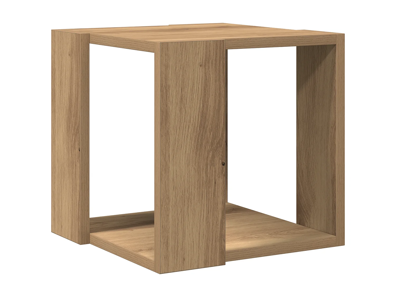 Table basse Chêne artisan Bois massif 32 x 32 x 30 cm Durable