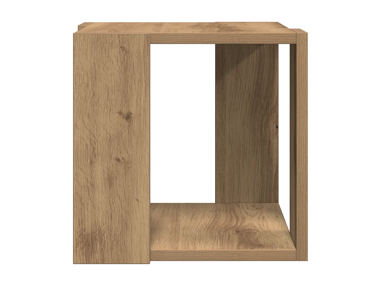 Table basse Chêne artisan Bois massif 32 x 32 x 30 cm Durable