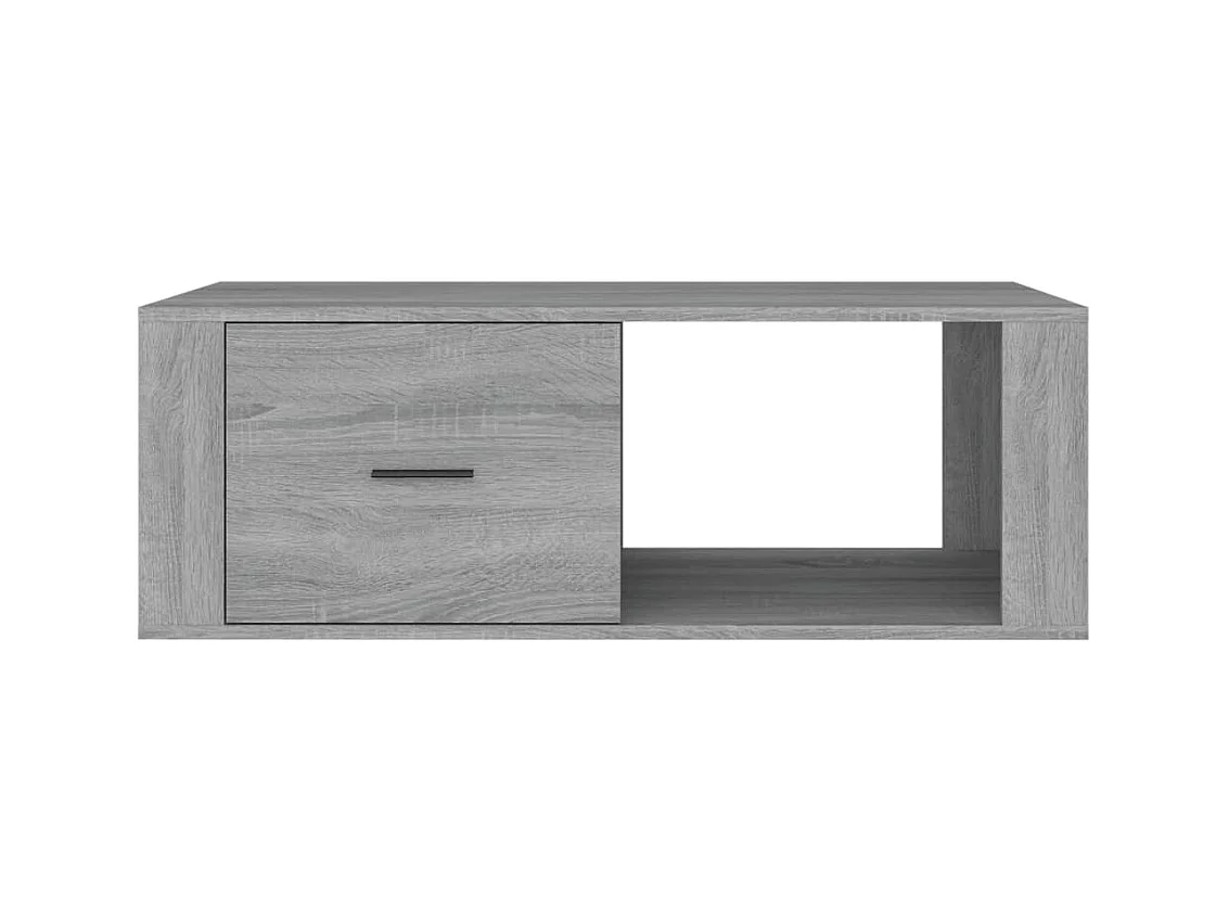 Sonoma salontafel grijs 100x50,5x35 cm Technisch hout