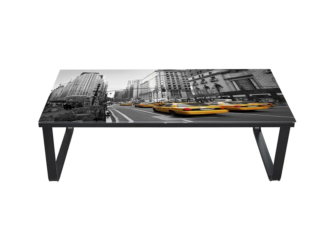 Table basse avec dessus de table rectangulaire