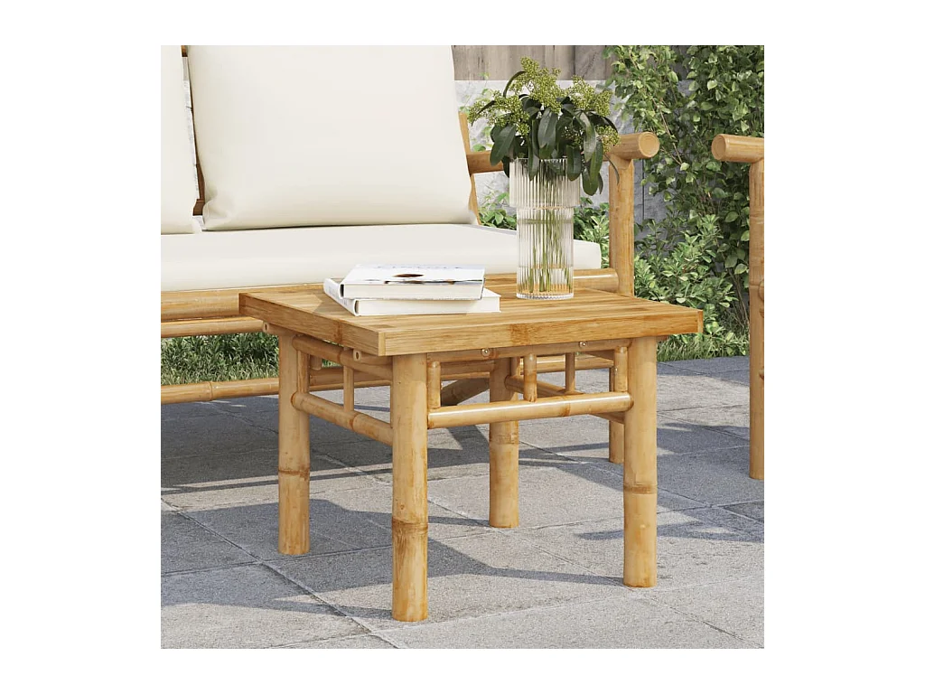 Table basse 45x45x35 cm bambou