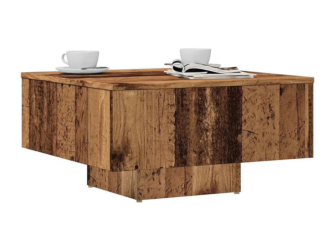Couchtisch Altholz 60x60x31,5 cm Holzwerkstoff