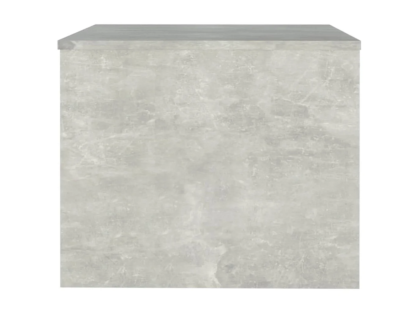 Table basse Gris béton 80x50x40 cm Bois d'ingénierie