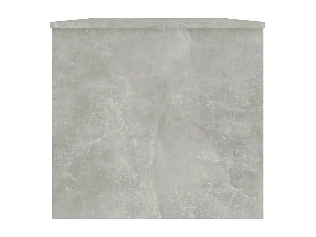 Table basse gris béton 102x50,5x46,5 cm bois d'ingénierie