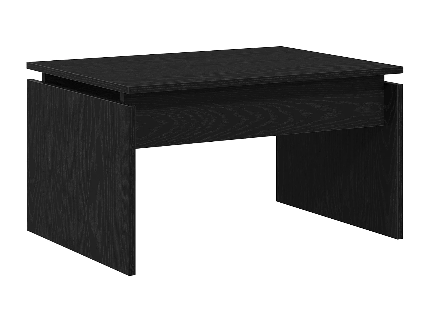 Table basse Chêne noir 68x38x50 cm Bois reconstitué